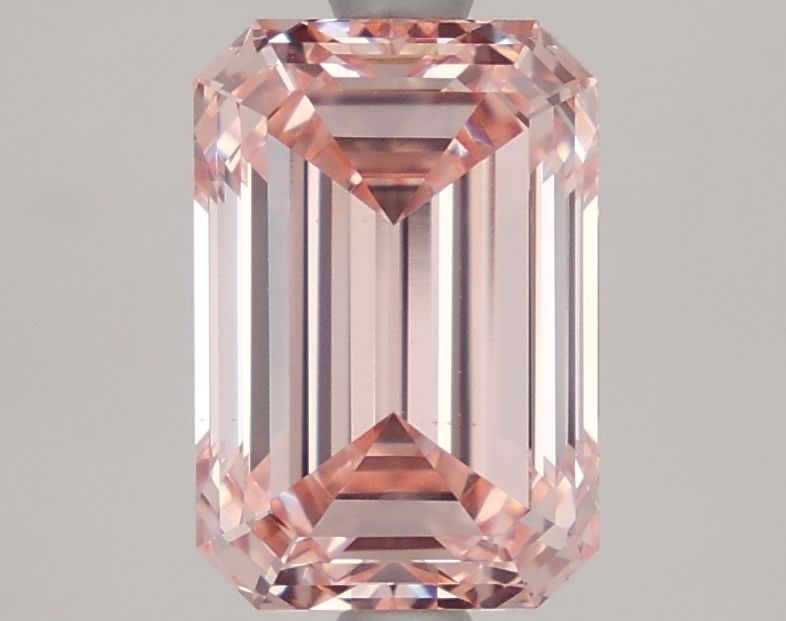 Loose Diamond - EMERALD 2.58ct Fancy Intense Pink VS1: Loose Diamond - EMERALD 2.58ct Fancy Intense Pink VS1 Source: This is a real non-mined Diamond that has been grown in a lab Shape: EMERALD Carats: 2.58 Color: Fancy Intense Pink Certification: IGI Vid