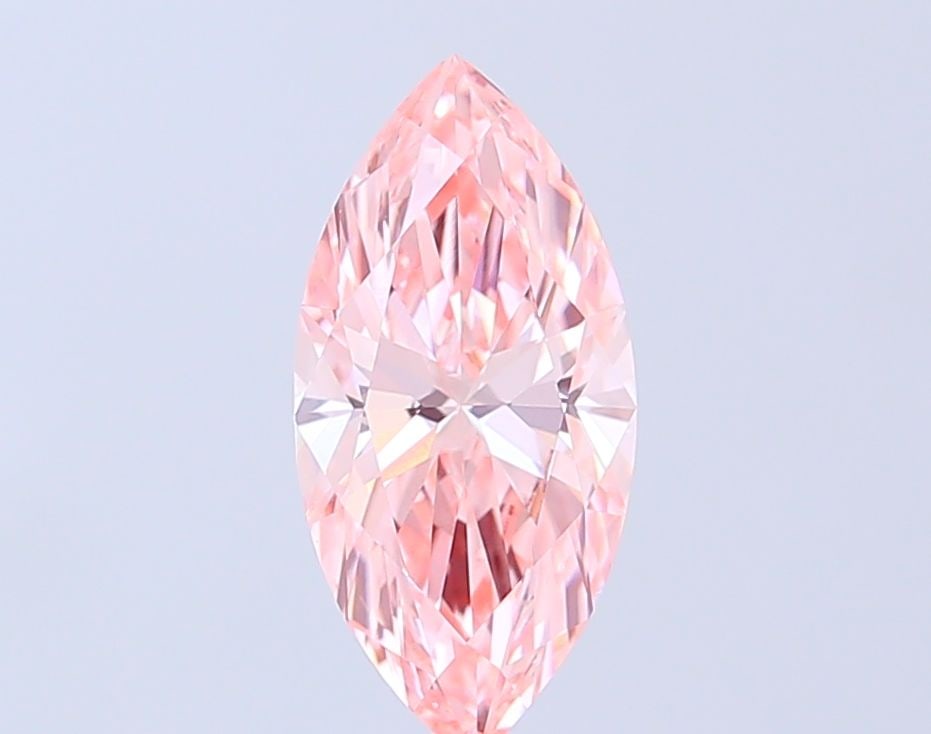 Loose Diamond - MARQUISE 1.76ct Fancy Vivid Pink VVS2: Loose Diamond - MARQUISE 1.76ct Fancy Vivid Pink VVS2 Source: This is a real non-mined Diamond that has been grown in a lab Shape: MARQUISE Carats: 1.76 Color: Fancy Vivid Pink Certification: IGI