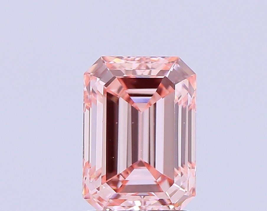 Loose Diamond - EMERALD 1.61ct Fancy Vivid Pink VS1: Loose Diamond - EMERALD 1.61ct Fancy Vivid Pink VS1 Source: This is a real non-mined Diamond that has been grown in a lab Shape: EMERALD Carats: 1.61 Color: Fancy Vivid Pink Certification: IGI Video: