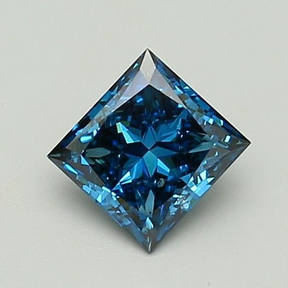Loose Diamond - PRINCESS 1.16ct Fancy Vivid Blue SI1: Loose Diamond - PRINCESS 1.16ct Fancy Vivid Blue SI1 Source: This is a real non-mined Diamond that has been grown in a lab Shape: PRINCESS Carats: 1.16 Color: Fancy Vivid Blue Certification: IGI Video