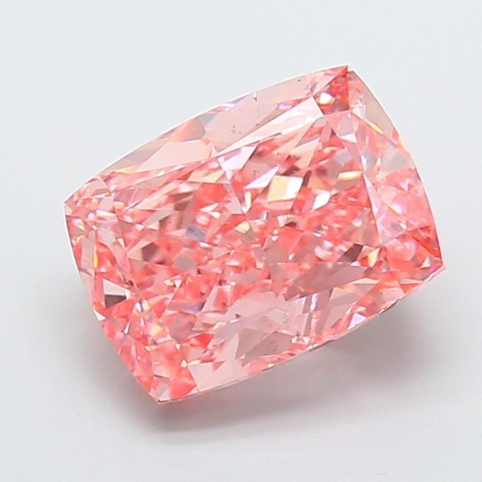 Loose Diamond - CUSHION MODIFIED 5.02ct Fancy Intense Pink VS2: Loose Diamond - CUSHION MODIFIED 5.02ct Fancy Intense Pink VS2 Source: This is a real non-mined Diamond that has been grown in a lab Shape: CUSHION MODIFIED Carats: 5.02 Color: Fancy Intense Pink Cert