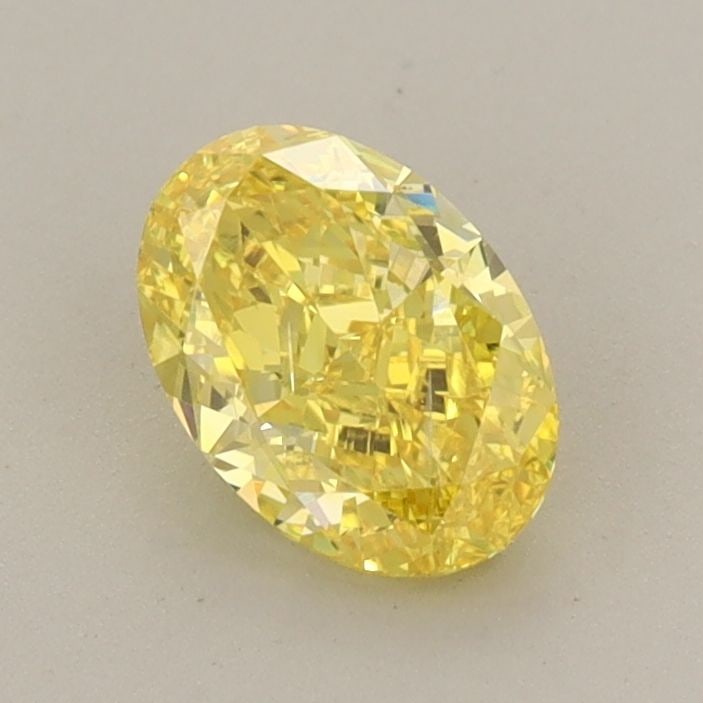 Loose Diamond - OVAL 0.82ct Fancy Vivid Yellow SI2: Loose Diamond - OVAL 0.82ct Fancy Vivid Yellow SI2 Source: This is a real non-mined Diamond that has been grown in a lab Shape: OVAL Carats: 0.82 Color: Fancy Vivid Yellow Certification: IGI Video: