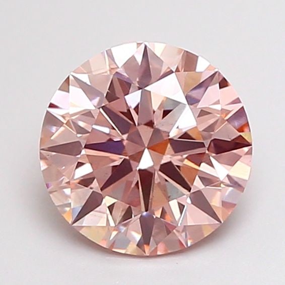 Ideal Loose Diamond - ROUND 1.55ct Fancy Intense Brownish Pink VS2: Ideal Loose Diamond - ROUND 1.55ct Fancy Intense Brownish Pink VS2 Source: This is a real non-mined Diamond that has been grown in a lab Shape: ROUND Carats: 1.55 Color: Fancy Intense Brownish Pink Ce