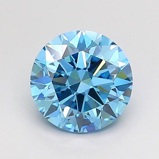 Loose Diamond - ROUND 1.49ct Fancy Vivid Blue VS1: Loose Diamond - ROUND 1.49ct Fancy Vivid Blue VS1 Source: This is a real non-mined Diamond that has been grown in a lab Shape: ROUND Carats: 1.49 Color: Fancy Vivid Blue Certification: IGI Video: