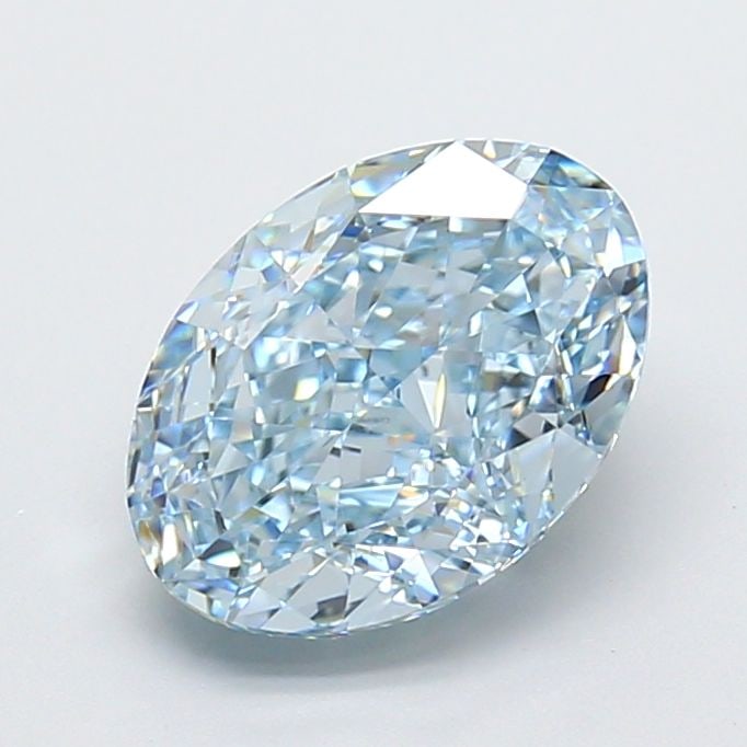 Loose Diamond - OVAL 3.31ct Fancy Vivid Blue VVS2: Loose Diamond - OVAL 3.31ct Fancy Vivid Blue VVS2 Source: This is a real non-mined Diamond that has been grown in a lab Shape: OVAL Carats: 3.31 Color: Fancy Vivid Blue Certification: IGI Video: