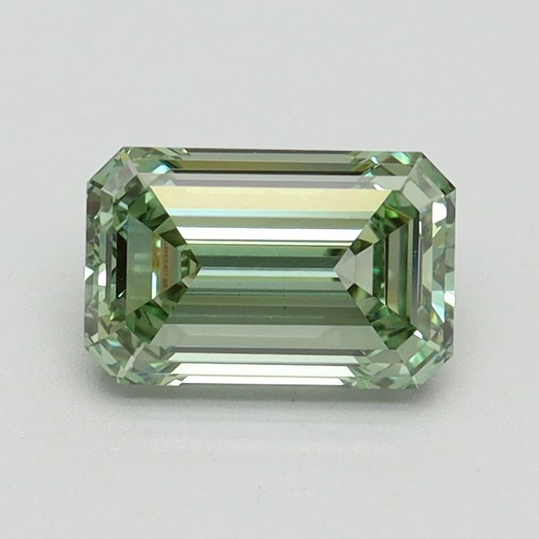 Loose Diamond - EMERALD 1.08ct Fancy Intense Green VS1: Loose Diamond - EMERALD 1.08ct Fancy Intense Green VS1 Source: This is a real non-mined Diamond that has been grown in a lab Shape: EMERALD Carats: 1.08 Color: Fancy Intense Green Certification: IGI V