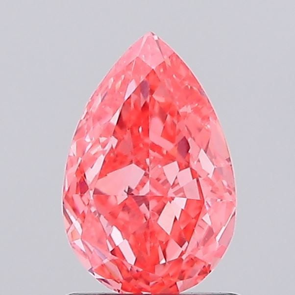 Loose Diamond - PEAR 0.9ct Fancy Vivid Pink VS1: Loose Diamond - PEAR 0.9ct Fancy Vivid Pink VS1 Source: This is a real non-mined Diamond that has been grown in a lab Shape: PEAR Carats: 0.9 Color: Fancy Vivid Pink Certification: NONE Video: