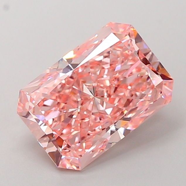 Loose Diamond - RADIANT 3.51ct Fancy Vivid Pink VVS2: Loose Diamond - RADIANT 3.51ct Fancy Vivid Pink VVS2 Source: This is a real non-mined Diamond that has been grown in a lab Shape: RADIANT Carats: 3.51 Color: Fancy Vivid Pink Certification: IGI Video:
