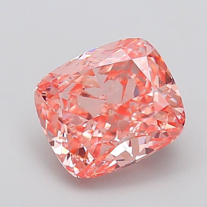 Loose Diamond - CUSHION MODIFIED 4.03ct Fancy Vivid Pink VS1: Loose Diamond - CUSHION MODIFIED 4.03ct Fancy Vivid Pink VS1 Source: This is a real non-mined Diamond that has been grown in a lab Shape: CUSHION MODIFIED Carats: 4.03 Color: Fancy Vivid Pink Certific