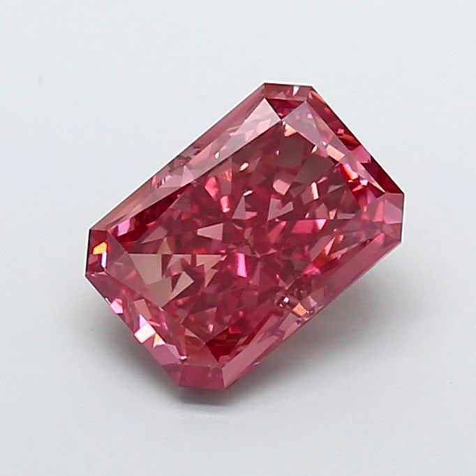 Loose Diamond - RADIANT 5.25ct Fancy Vivid Brownish Pink VVS1: Loose Diamond - RADIANT 5.25ct Fancy Vivid Brownish Pink VVS1 Source: This is a real non-mined Diamond that has been grown in a lab Shape: RADIANT Carats: 5.25 Color: Fancy Vivid Brownish Pink Certifi