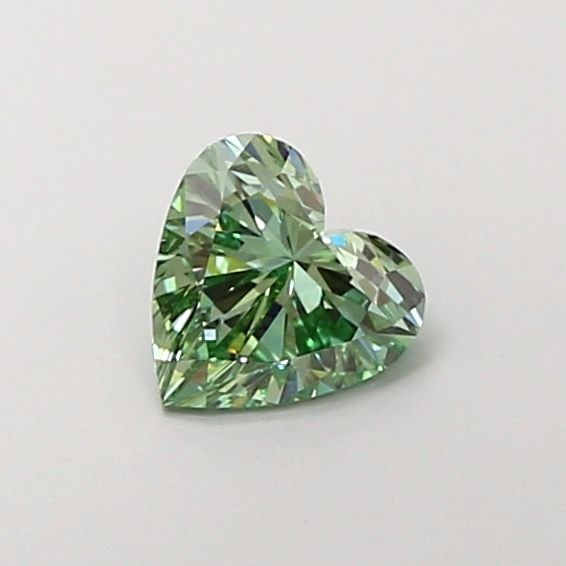 Loose Diamond - HEART 1.02ct Fancy Vivid Green VS1: Loose Diamond - HEART 1.02ct Fancy Vivid Green VS1 Source: This is a real non-mined Diamond that has been grown in a lab Shape: HEART Carats: 1.02 Color: Fancy Vivid Green Certification: IGI Video: