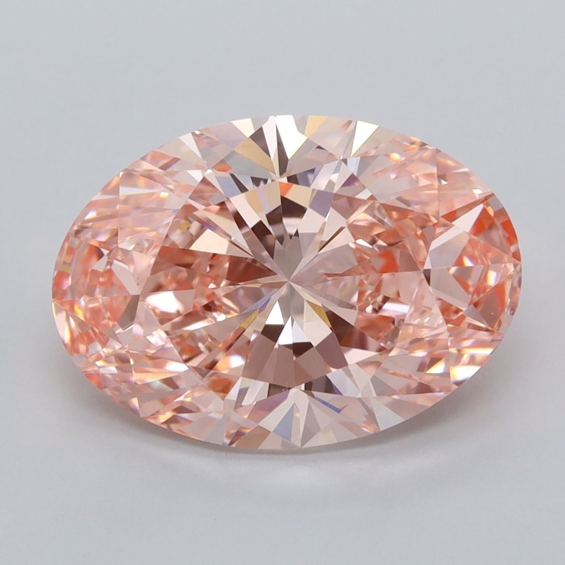 Loose Diamond - OVAL 5.08ct Fancy Vivid Pink VVS2: Loose Diamond - OVAL 5.08ct Fancy Vivid Pink VVS2 Source: This is a real non-mined Diamond that has been grown in a lab Shape: OVAL Carats: 5.08 Color: Fancy Vivid Pink Certification: IGI Video: