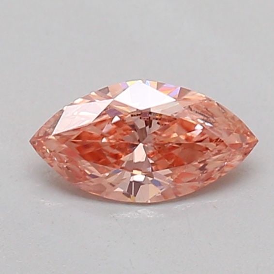 Loose Diamond - MARQUISE 0.21ct Fancy Intense Brownish Pink SI1: Loose Diamond - MARQUISE 0.21ct Fancy Intense Brownish Pink SI1 Source: This is a real non-mined Diamond that has been grown in a lab Shape: MARQUISE Carats: 0.21 Color: Fancy Intense Brownish Pink Ce