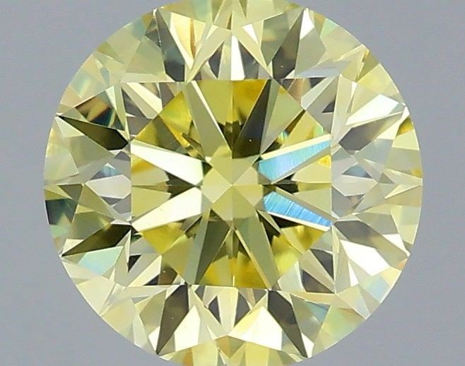 Loose Diamond - ROUND 1.54ct Fancy Intense Yellow VVS2: Loose Diamond - ROUND 1.54ct Fancy Intense Yellow VVS2 Source: This is a real non-mined Diamond that has been grown in a lab Shape: ROUND Carats: 1.54 Color: Fancy Intense Yellow Certification: IGI Vi