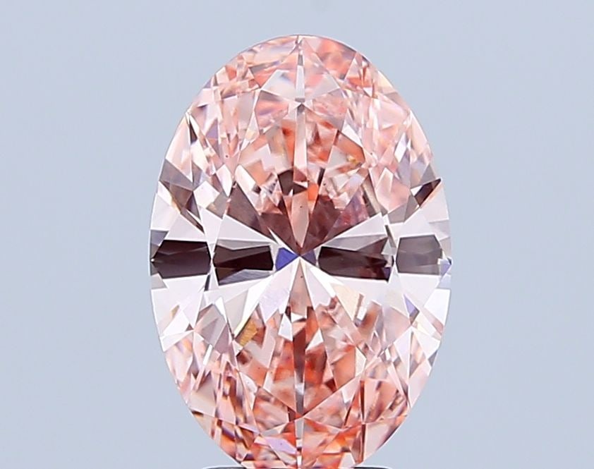 Loose Diamond - OVAL 5.31ct Fancy Vivid Pink VS2: Loose Diamond - OVAL 5.31ct Fancy Vivid Pink VS2 Source: This is a real non-mined Diamond that has been grown in a lab Shape: OVAL Carats: 5.31 Color: Fancy Vivid Pink Certification: IGI Video:
