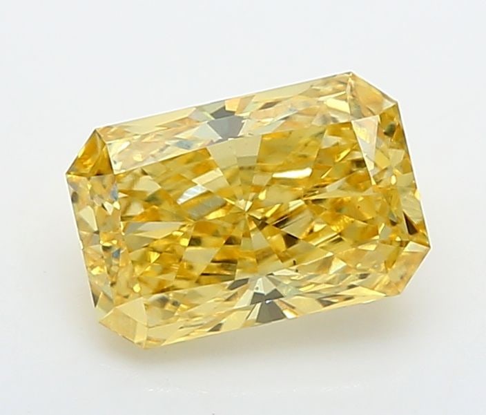 Loose Diamond - RADIANT 1.2ct Fancy Vivid Yellow VS1: Loose Diamond - RADIANT 1.2ct Fancy Vivid Yellow VS1 Source: This is a real non-mined Diamond that has been grown in a lab Shape: RADIANT Carats: 1.2 Color: Fancy Vivid Yellow Certification: IGI Video