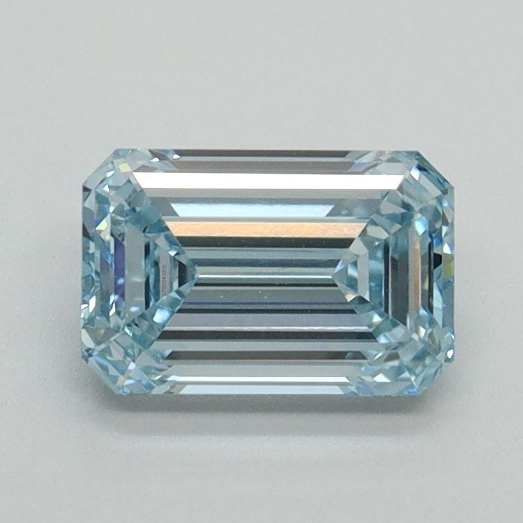 Loose Diamond - EMERALD 1.09ct Fancy Intense Blue VVS2: Loose Diamond - EMERALD 1.09ct Fancy Intense Blue VVS2 Source: This is a real non-mined Diamond that has been grown in a lab Shape: EMERALD Carats: 1.09 Color: Fancy Intense Blue Certification: IGI Vi