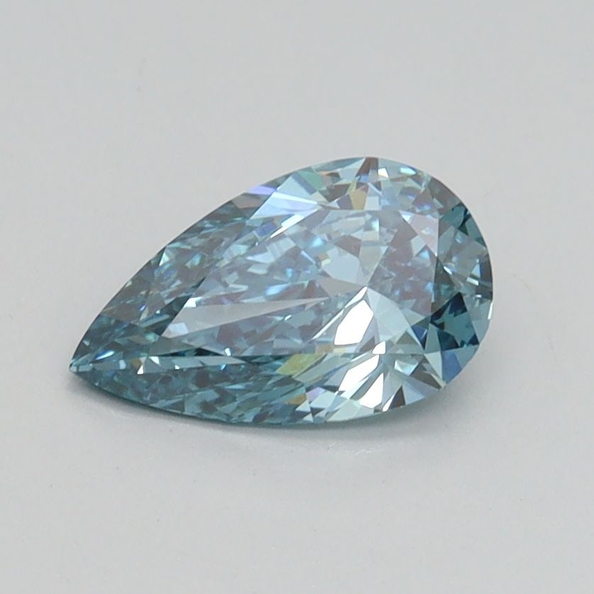 Loose Diamond - PEAR 0.7ct Fancy Vivid Blue VS1: Loose Diamond - PEAR 0.7ct Fancy Vivid Blue VS1 Source: This is a real non-mined Diamond that has been grown in a lab Shape: PEAR Carats: 0.7 Color: Fancy Vivid Blue Certification: IGI Video: