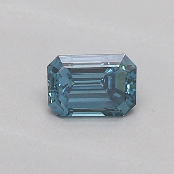 Loose Diamond - EMERALD 0.17ct Fancy Vivid Blue VS1: Loose Diamond - EMERALD 0.17ct Fancy Vivid Blue VS1 Source: This is a real non-mined Diamond that has been grown in a lab Shape: EMERALD Carats: 0.17 Color: Fancy Vivid Blue Certification: IGI Video: