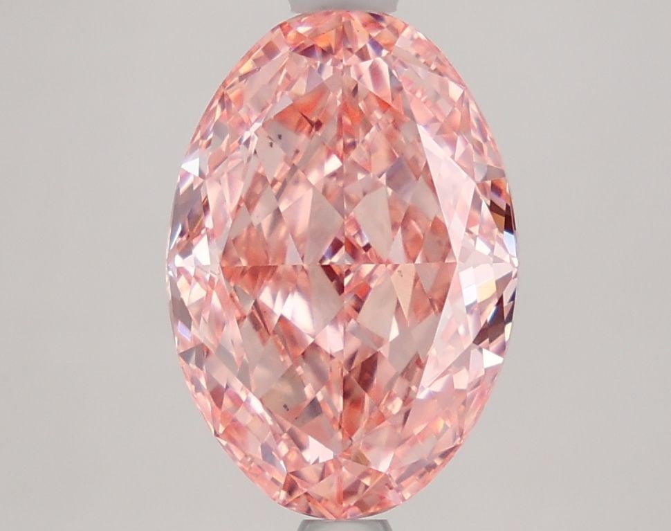Loose Diamond - OVAL 2.91ct Fancy Vivid Pink VS1: Loose Diamond - OVAL 2.91ct Fancy Vivid Pink VS1 Source: This is a real non-mined Diamond that has been grown in a lab Shape: OVAL Carats: 2.91 Color: Fancy Vivid Pink Certification: IGI Video:
