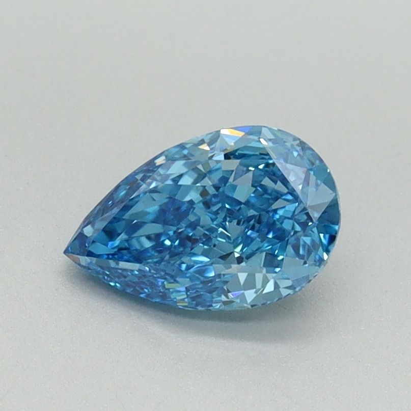 Loose Diamond - PEAR 0.75ct Fancy Vivid Blue VVS2: Loose Diamond - PEAR 0.75ct Fancy Vivid Blue VVS2 Source: This is a real non-mined Diamond that has been grown in a lab Shape: PEAR Carats: 0.75 Color: Fancy Vivid Blue Certification: IGI Video: