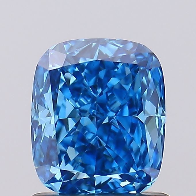 Loose Diamond - CUSHION MODIFIED 1.04ct Fancy Vivid Blue VS1: Loose Diamond - CUSHION MODIFIED 1.04ct Fancy Vivid Blue VS1 Source: This is a real non-mined Diamond that has been grown in a lab Shape: CUSHION MODIFIED Carats: 1.04 Color: Fancy Vivid Blue Certific