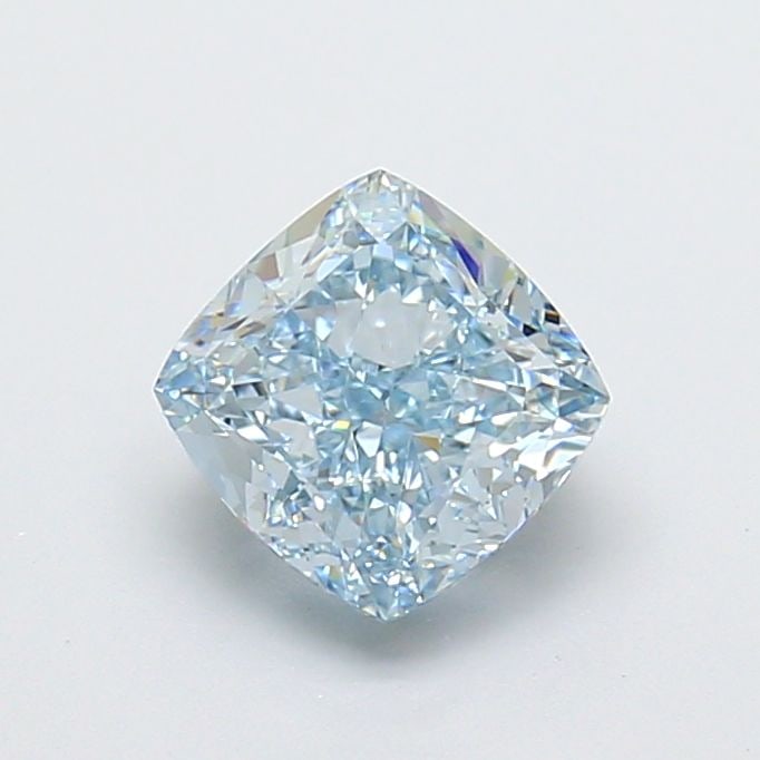 Loose Diamond - CUSHION MODIFIED 2.0ct Fancy Intense Blue VVS2: Loose Diamond - CUSHION MODIFIED 2.0ct Fancy Intense Blue VVS2 Source: This is a real non-mined Diamond that has been grown in a lab Shape: CUSHION MODIFIED Carats: 2.0 Color: Fancy Intense Blue Certi