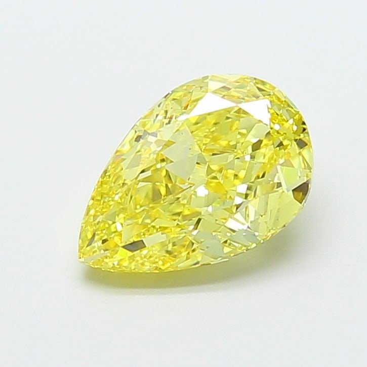 Loose Diamond - PEAR 4.03ct Fancy Intense Yellow VS2: Loose Diamond - PEAR 4.03ct Fancy Intense Yellow VS2 Source: This is a real non-mined Diamond that has been grown in a lab Shape: PEAR Carats: 4.03 Color: Fancy Intense Yellow Certification: IGI