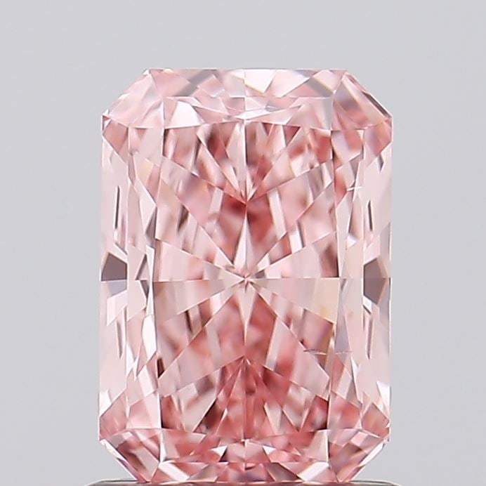 Loose Diamond - RADIANT 1.09ct Fancy Intense Pink VS2: Loose Diamond - RADIANT 1.09ct Fancy Intense Pink VS2 Source: This is a real non-mined Diamond that has been grown in a lab Shape: RADIANT Carats: 1.09 Color: Fancy Intense Pink Certification: IGI