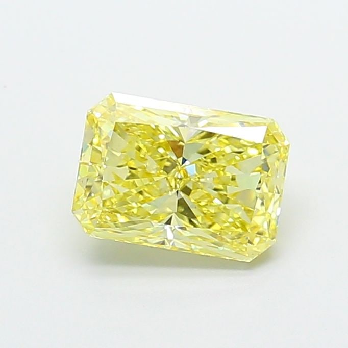 Loose Diamond - RADIANT 2.1ct Fancy Intense Yellow VS2: Loose Diamond - RADIANT 2.1ct Fancy Intense Yellow VS2 Source: This is a real non-mined Diamond that has been grown in a lab Shape: RADIANT Carats: 2.1 Color: Fancy Intense Yellow Certification: IGI