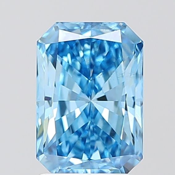 Loose Diamond - RADIANT 2.04ct Fancy Vivid Blue VS2: Loose Diamond - RADIANT 2.04ct Fancy Vivid Blue VS2 Source: This is a real non-mined Diamond that has been grown in a lab Shape: RADIANT Carats: 2.04 Color: Fancy Vivid Blue Certification: IGI