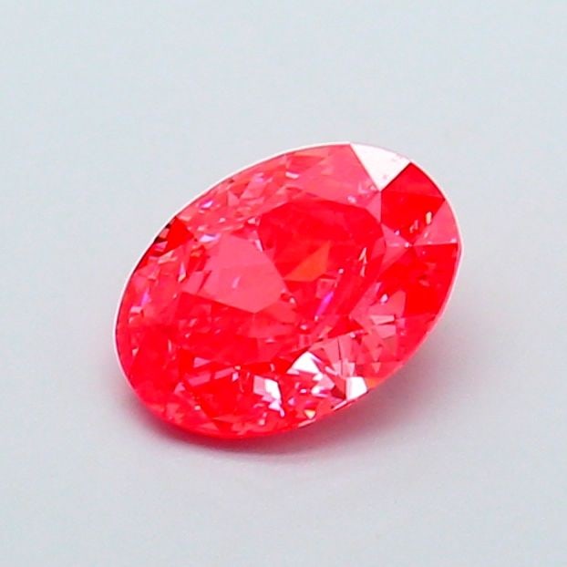 Loose Diamond - OVAL 1.01ct Fancy Vivid Pink VVS2: Loose Diamond - OVAL 1.01ct Fancy Vivid Pink VVS2 Source: This is a real non-mined Diamond that has been grown in a lab Shape: OVAL Carats: 1.01 Color: Fancy Vivid Pink Certification: IGI Video: