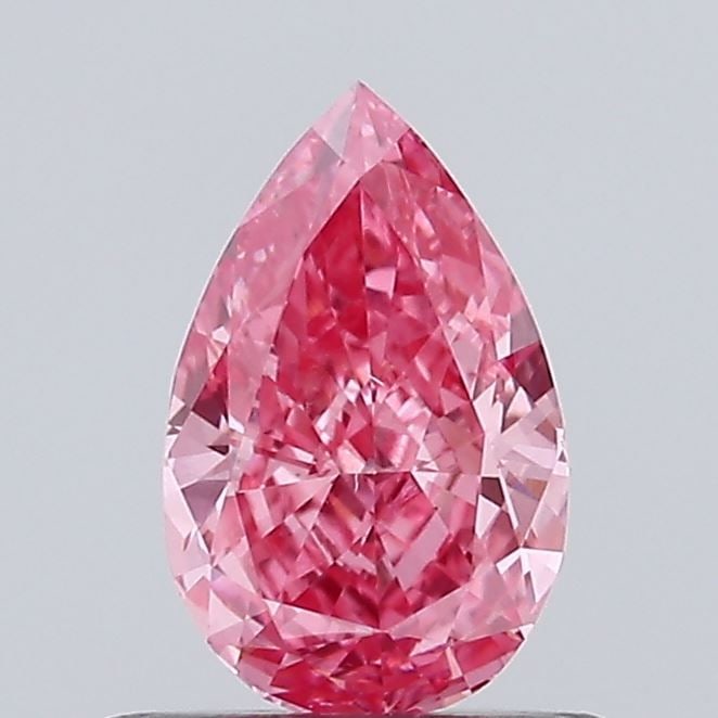 Loose Diamond - PEAR 0.56ct Fancy Intense Pink VS2: Loose Diamond - PEAR 0.56ct Fancy Intense Pink VS2 Source: This is a real non-mined Diamond that has been grown in a lab Shape: PEAR Carats: 0.56 Color: Fancy Intense Pink Certification: NONE Video:
