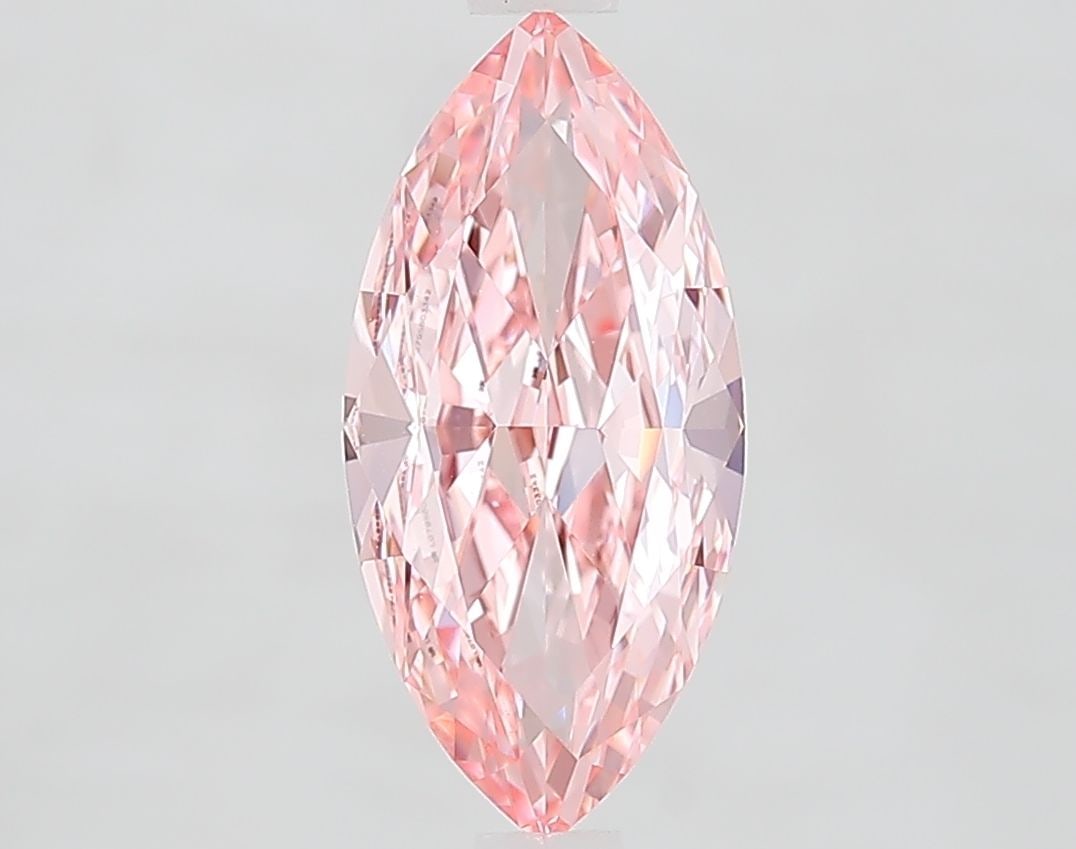 Loose Diamond - MARQUISE 2.03ct Fancy Vivid Pink VVS2: Loose Diamond - MARQUISE 2.03ct Fancy Vivid Pink VVS2 Source: This is a real non-mined Diamond that has been grown in a lab Shape: MARQUISE Carats: 2.03 Color: Fancy Vivid Pink Certification: IGI Vide