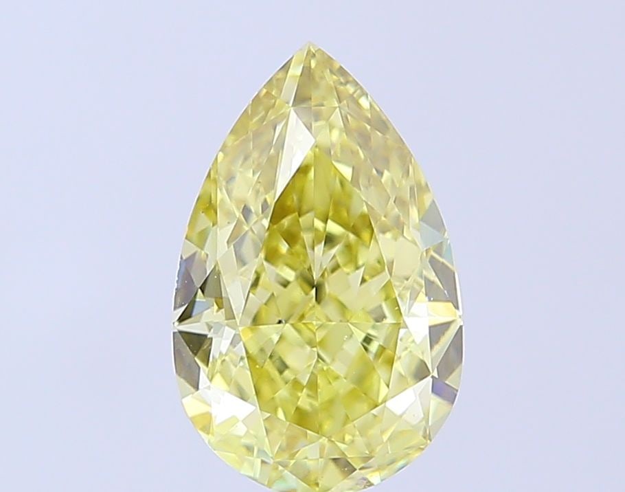 Loose Diamond - PEAR 3.02ct Fancy Intense Yellow VS1: Loose Diamond - PEAR 3.02ct Fancy Intense Yellow VS1 Source: This is a real non-mined Diamond that has been grown in a lab Shape: PEAR Carats: 3.02 Color: Fancy Intense Yellow Certification: IGI Video