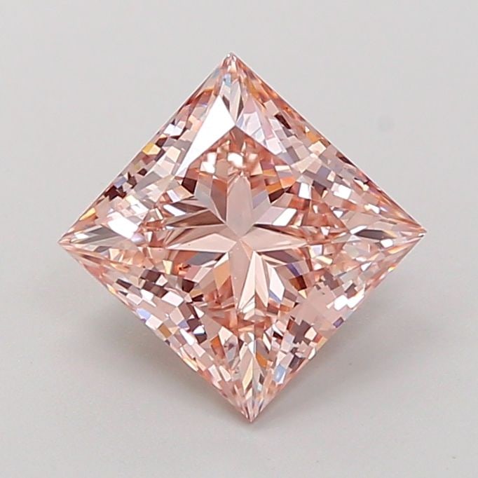 Loose Diamond - PRINCESS 2.03ct Fancy Pink VS1: Loose Diamond - PRINCESS 2.03ct Fancy Pink VS1 Source: This is a real non-mined Diamond that has been grown in a lab Shape: PRINCESS Carats: 2.03 Color: Fancy Pink Certification: IGI Video: