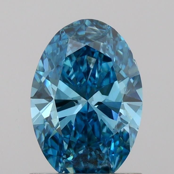 Loose Diamond - OVAL 1.08ct Fancy Vivid Blue VS2: Loose Diamond - OVAL 1.08ct Fancy Vivid Blue VS2 Source: This is a real non-mined Diamond that has been grown in a lab Shape: OVAL Carats: 1.08 Color: Fancy Vivid Blue Certification: IGI Video: