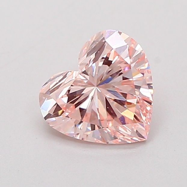 Loose Diamond - HEART 1.06ct Fancy Intense Pink VS1: Loose Diamond - HEART 1.06ct Fancy Intense Pink VS1 Source: This is a real non-mined Diamond that has been grown in a lab Shape: HEART Carats: 1.06 Color: Fancy Intense Pink Certification: IGI Video: