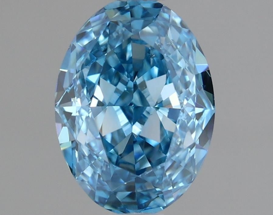 Loose Diamond - OVAL 1.25ct Fancy Vivid Blue VS2: Loose Diamond - OVAL 1.25ct Fancy Vivid Blue VS2 Source: This is a real non-mined Diamond that has been grown in a lab Shape: OVAL Carats: 1.25 Color: Fancy Vivid Blue Certification: IGI Video: