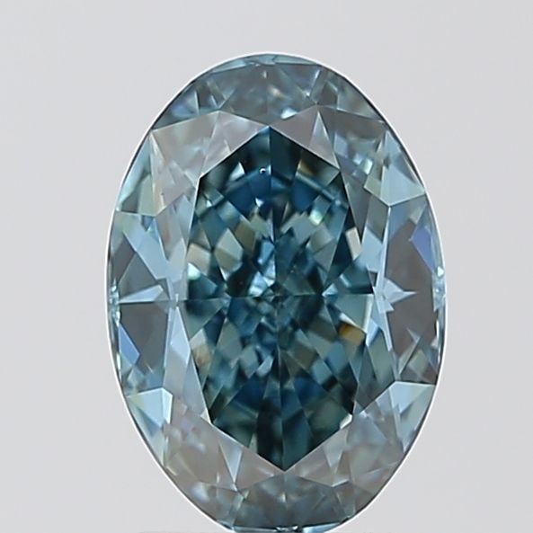Loose Diamond - OVAL 1.91ct Fancy Vivid Green Blue VS1: Loose Diamond - OVAL 1.91ct Fancy Vivid Green Blue VS1 Source: This is a real non-mined Diamond that has been grown in a lab Shape: OVAL Carats: 1.91 Color: Fancy Vivid Green Blue Certification: IGI V