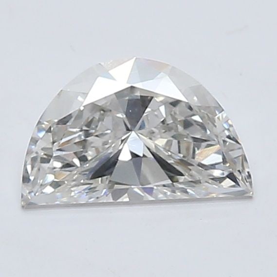 Loose Diamond - HALF MOON 0.71ct E VVS2: Loose Diamond - HALF MOON 0.71ct E VVS2 Source: This is a real non-mined Diamond that has been grown in a lab Shape: HALF MOON Carats: 0.71 Color: E Clarity: VVS2 Certification: IGI Video: