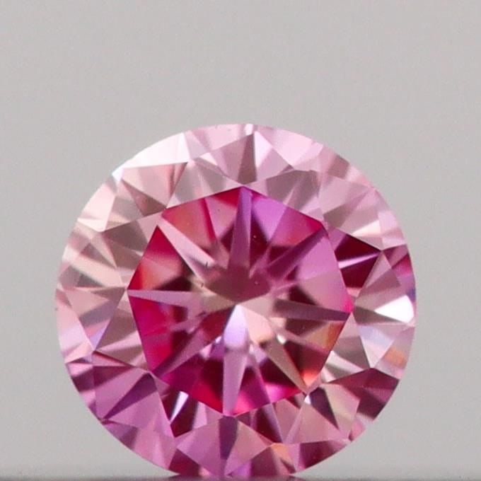 Loose Diamond - ROUND 0.09ct Fancy Vivid Pink VS1: Loose Diamond - ROUND 0.09ct Fancy Vivid Pink VS1 Source: This is a real non-mined Diamond that has been grown in a lab Shape: ROUND Carats: 0.09 Color: Fancy Vivid Pink Certification: IGI Video: