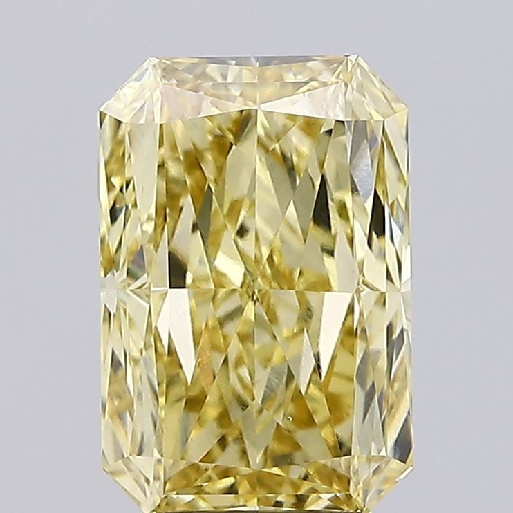 Loose Diamond - RADIANT 3.03ct Fancy Vivid Yellow VS1: Loose Diamond - RADIANT 3.03ct Fancy Vivid Yellow VS1 Source: This is a real non-mined Diamond that has been grown in a lab Shape: RADIANT Carats: 3.03 Color: Fancy Vivid Yellow Certification: NONE Vi