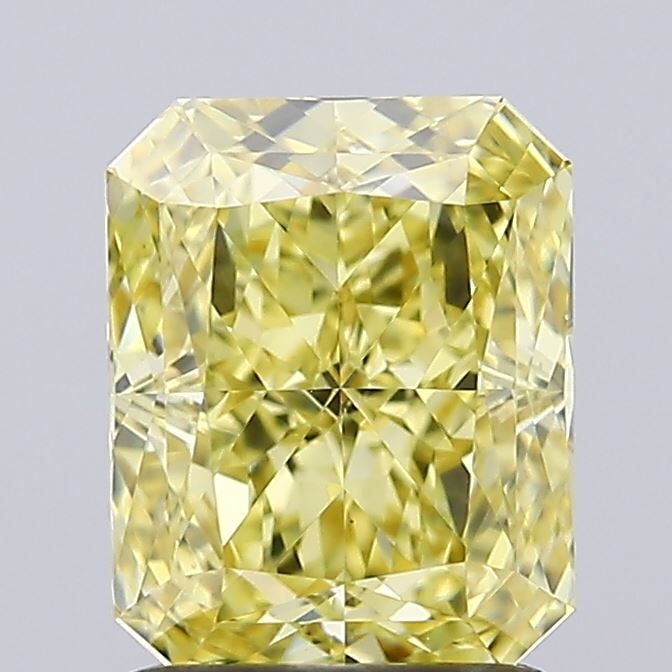 Loose Diamond - RADIANT 1.6ct Fancy Intense Yellow VS1: Loose Diamond - RADIANT 1.6ct Fancy Intense Yellow VS1 Source: This is a real non-mined Diamond that has been grown in a lab Shape: RADIANT Carats: 1.6 Color: Fancy Intense Yellow Certification: IGI V