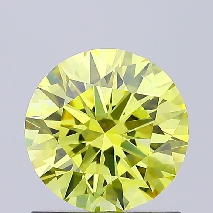 Loose Diamond - ROUND 0.99ct Fancy Vivid Yellow VS2: Loose Diamond - ROUND 0.99ct Fancy Vivid Yellow VS2 Source: This is a real non-mined Diamond that has been grown in a lab Shape: ROUND Carats: 0.99 Color: Fancy Vivid Yellow Certification: NONE Video: