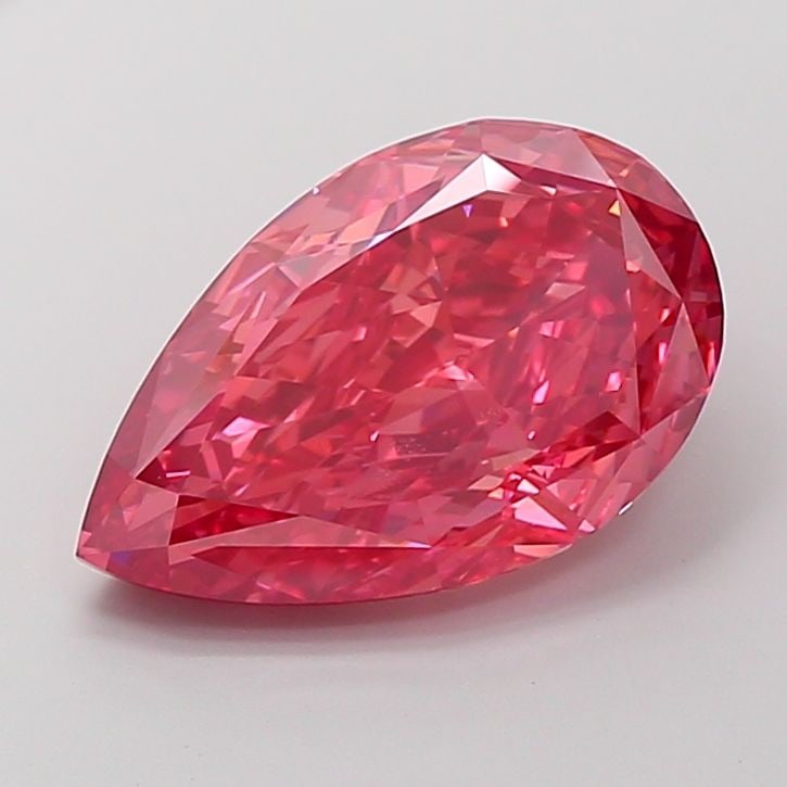Loose Diamond - PEAR 7.79ct Fancy Vivid Pink VS1: Loose Diamond - PEAR 7.79ct Fancy Vivid Pink VS1 Source: This is a real non-mined Diamond that has been grown in a lab Shape: PEAR Carats: 7.79 Color: Fancy Vivid Pink Certification: NONE Video:
