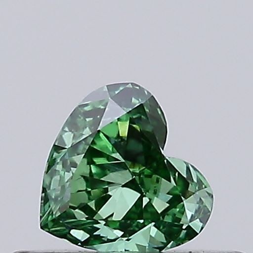Loose Diamond - HEART 0.22ct Fancy Vivid Green VS1: Loose Diamond - HEART 0.22ct Fancy Vivid Green VS1 Source: This is a real non-mined Diamond that has been grown in a lab Shape: HEART Carats: 0.22 Color: Fancy Vivid Green Certification: IGI Video: