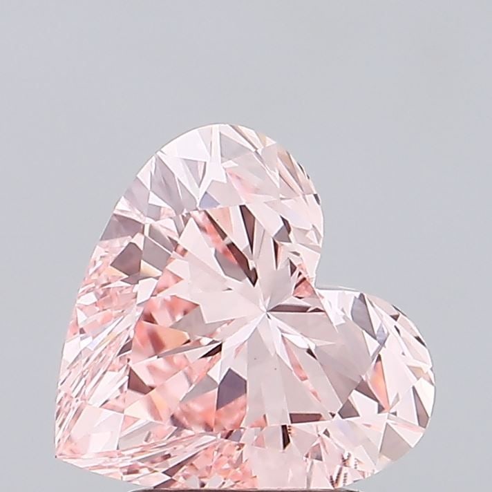 Loose Diamond - HEART 2.62ct Fancy Intense Pink VVS2: Loose Diamond - HEART 2.62ct Fancy Intense Pink VVS2 Source: This is a real non-mined Diamond that has been grown in a lab Shape: HEART Carats: 2.62 Color: Fancy Intense Pink Certification: IGI Video: