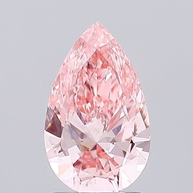 Loose Diamond - PEAR 1.5ct Fancy Vivid Pink VS2: Loose Diamond - PEAR 1.5ct Fancy Vivid Pink VS2 Source: This is a real non-mined Diamond that has been grown in a lab Shape: PEAR Carats: 1.5 Color: Fancy Vivid Pink Certification: IGI Video: