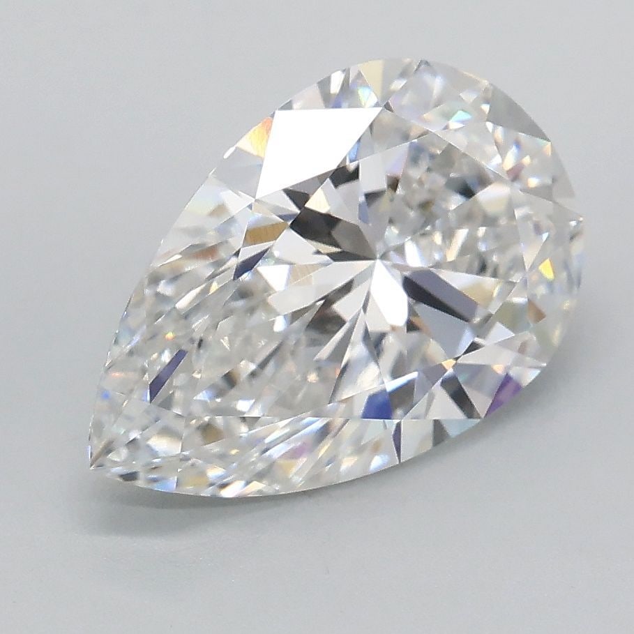 Loose Diamond - PEAR 2.08ct E VVS2: Loose Diamond - PEAR 2.08ct E VVS2 Source: This is a real non-mined Diamond that has been grown in a lab Shape: PEAR Carats: 2.08 Color: E Clarity: VVS2 Certification: IGI Video: